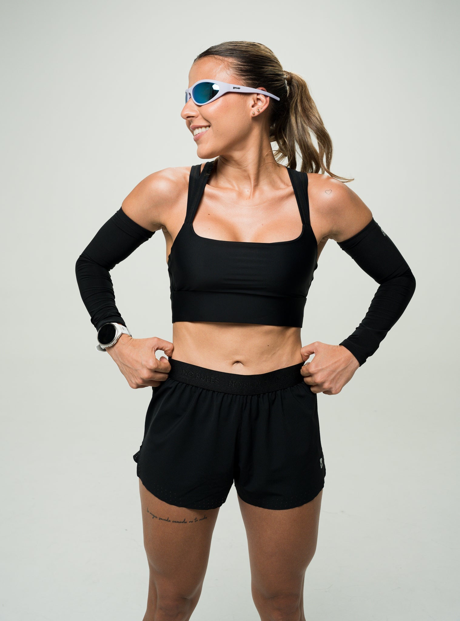 Mangas Running Negras