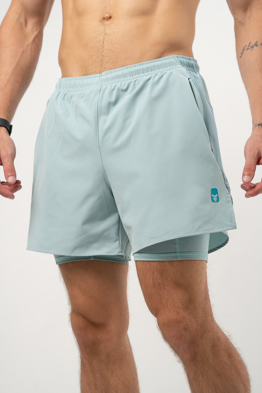 Short Running Verde Menta Hombre