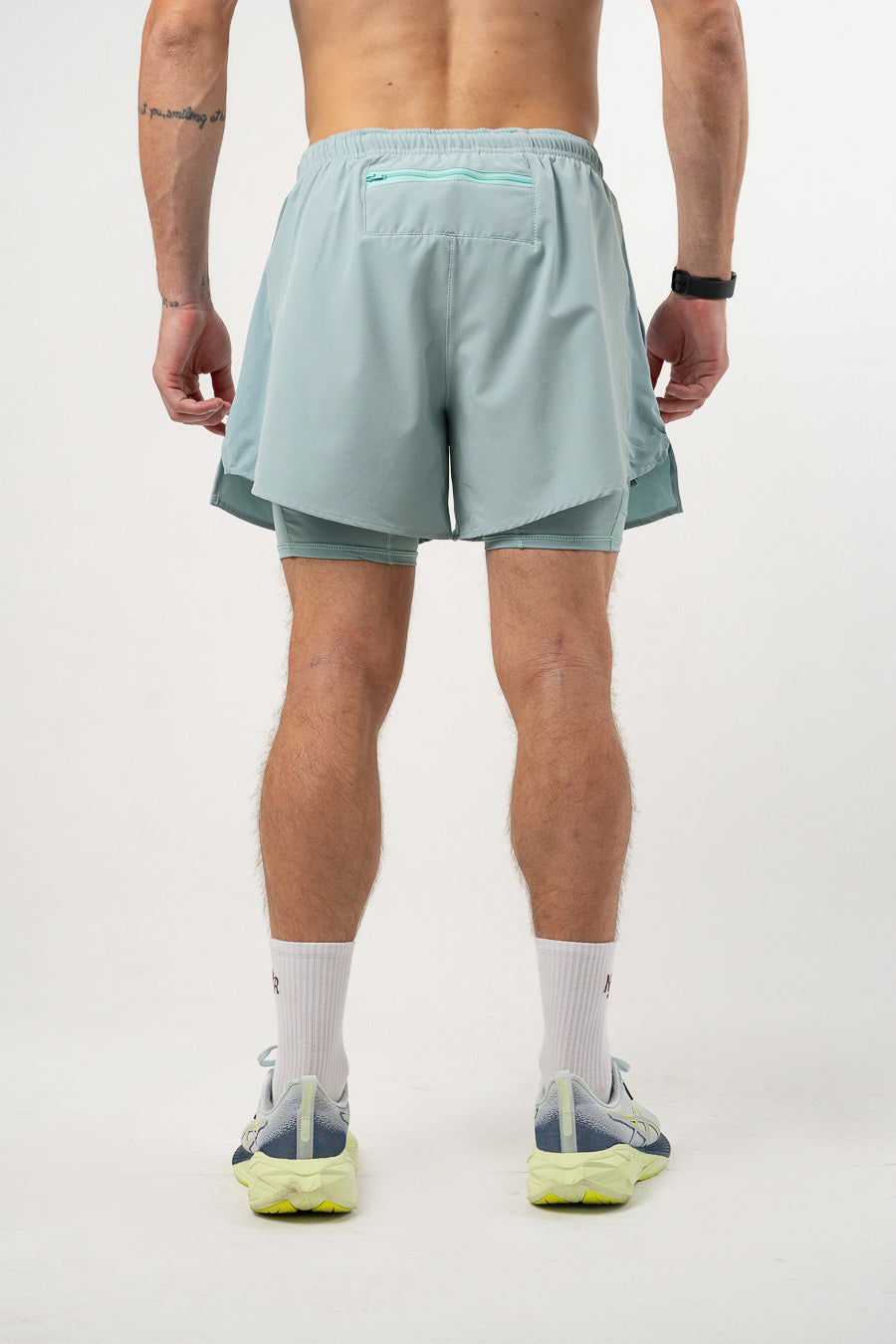 Short Running Verde Menta Hombre