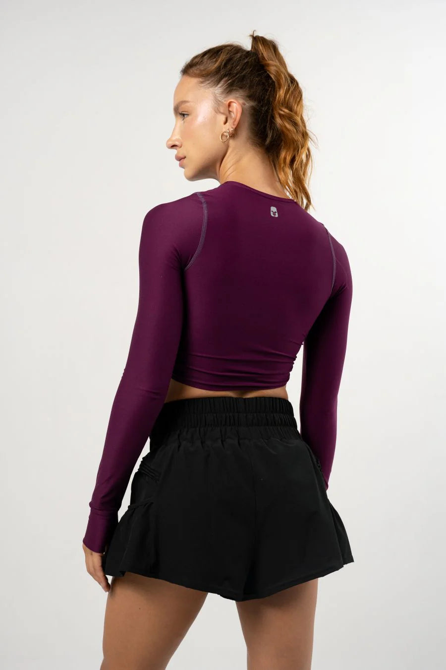 Conjunto Running Retro Rush Berenjena