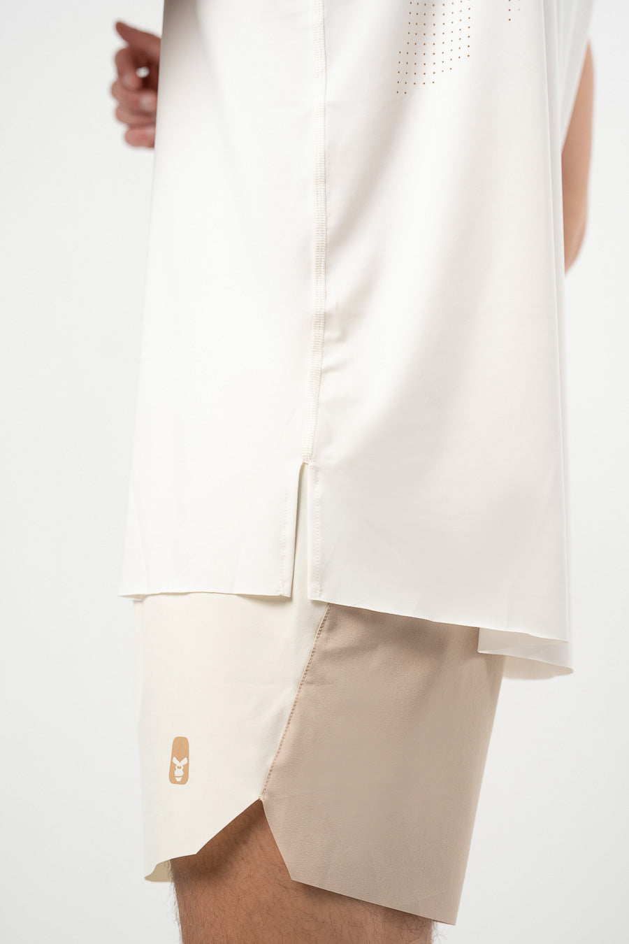 Polera Seamless Force Men Cream
