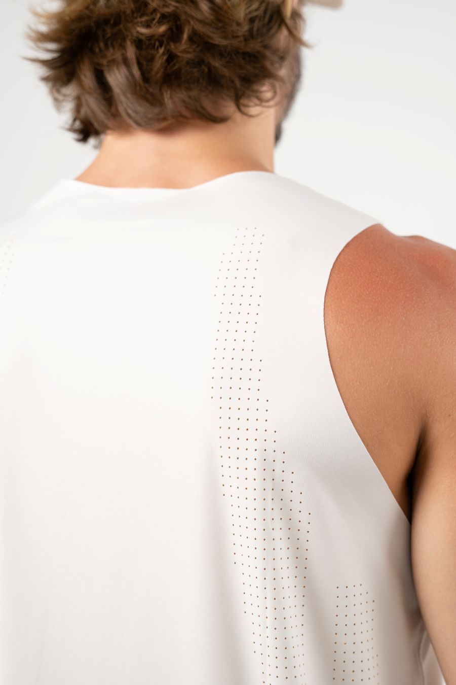 Polera Seamless Force Men Cream
