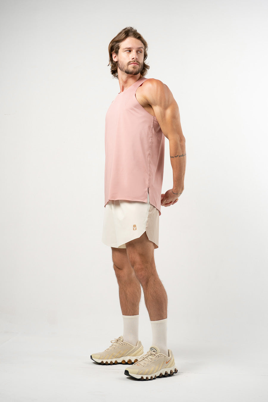 Polera Seamless Force Men Palo de Rosa