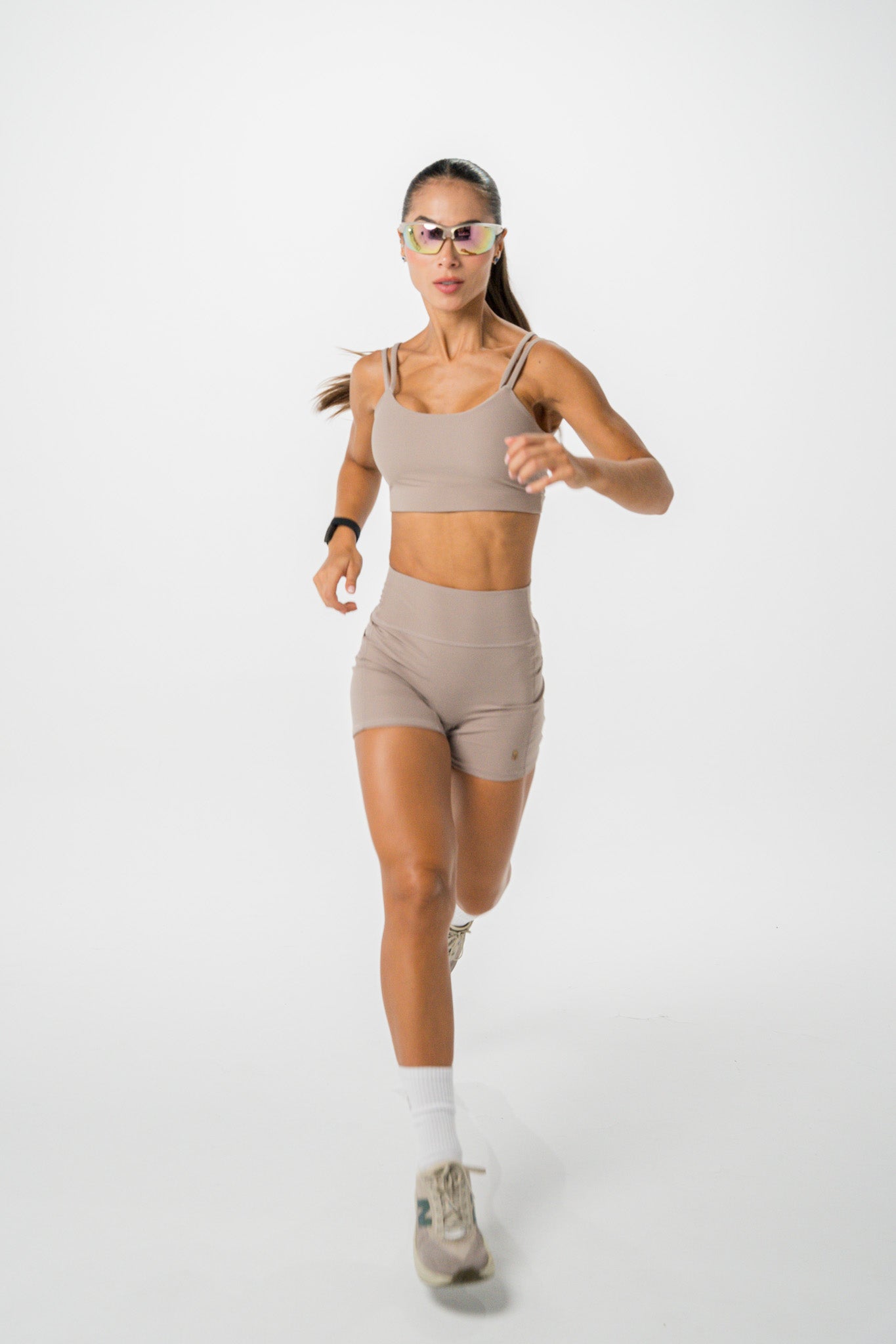 Short Pretina Alta Mocca