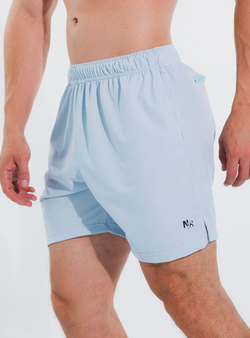 Pantaloneta Ajustada Hive Five Hombre Baby Blue