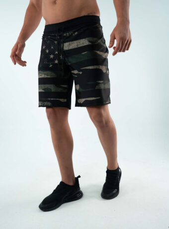SHORT 2.0 VERDE MILITAR BANDERA