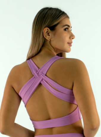 TOP TRENZA LILA